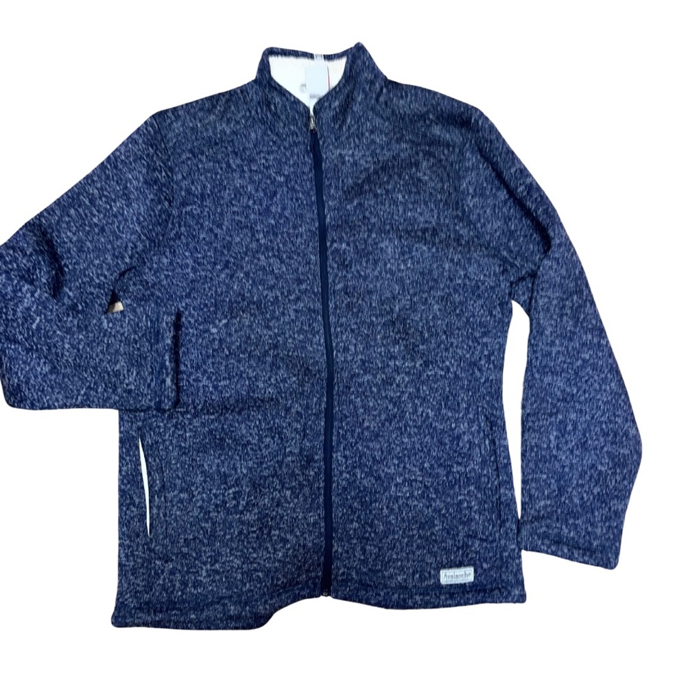 Avalanche Outdoor Supply Company Woman's Navy Jacket Fleece Lining Sz Xlg